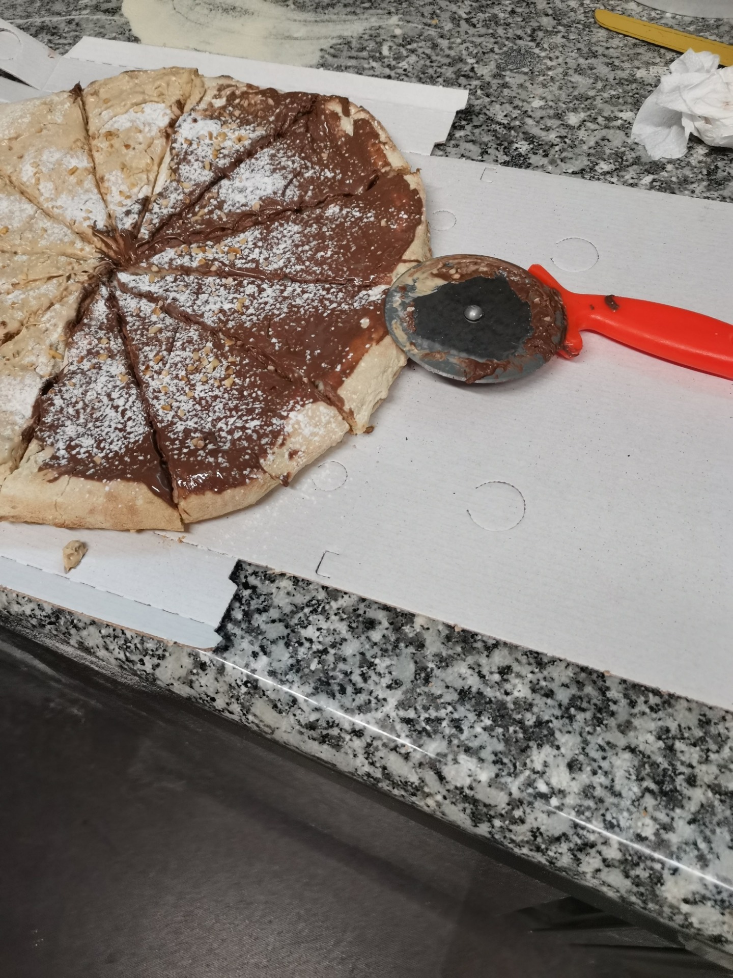 Pizza alla nutella
